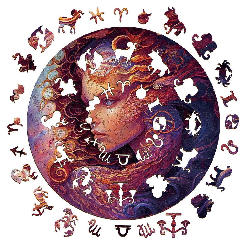 Whimsical Wooden Jigsaw Puzzle- Scorpio