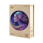 Whimsical Wooden Jigsaw Puzzle-  Cancer