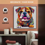 Whimsical Wooden Jigsaw Puzzle- Bulldog