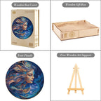 Whimsical Wooden Jigsaw Puzzle- Aquarius