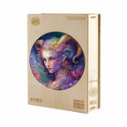 Whimsical Wooden Jigsaw Puzzle-  Taurus