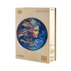 Whimsical Wooden Jigsaw Puzzle- Aquarius