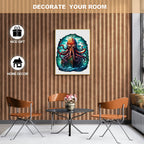 Whimsical Wooden Jigsaw Puzzle-Octopus Monster