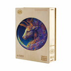 Whimsical Wooden Jigsaw Puzzle-  Capricorn