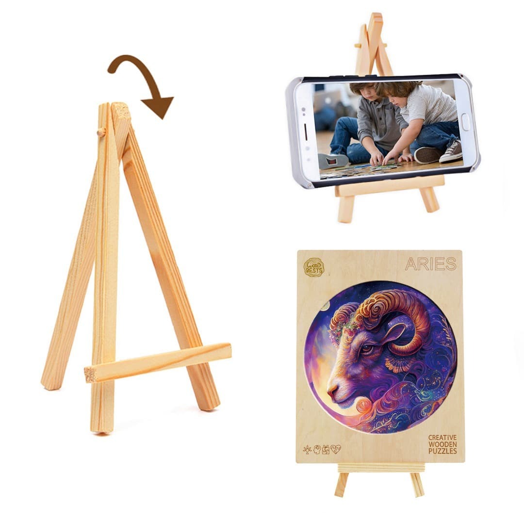 Whimsical Wooden Jigsaw Puzzle- Aries