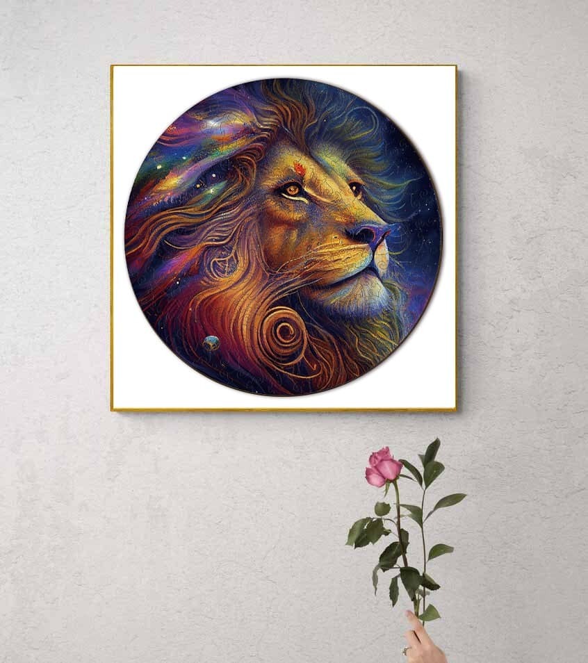 Whimsical Wooden Jigsaw Puzzle-LEO