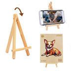 Whimsical Wooden Jigsaw Puzzle- Charming Chihuahua