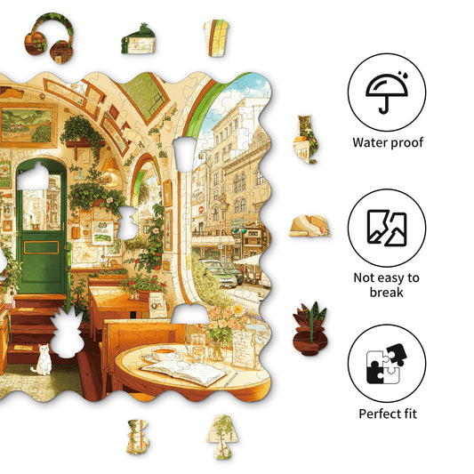 Engaging Wooden Jigsaw Puzzle- Afternoon Tea Joy