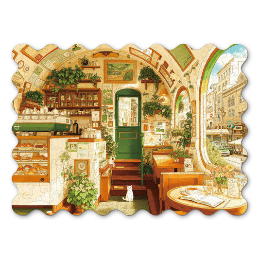 Engaging Wooden Jigsaw Puzzle- Afternoon Tea Joy