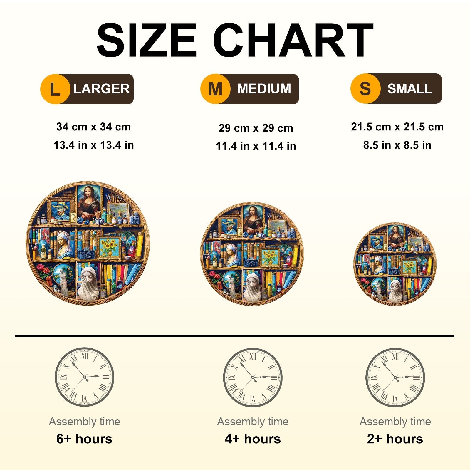 Whimsical Wooden Jigsaw Puzzle - Artist Closet - pickApuzzle