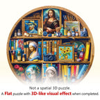 Whimsical Wooden Jigsaw Puzzle - Artist Closet - pickApuzzle