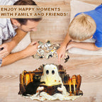 Whimsical Wooden Jigsaw Puzzle - Black Cat Tales - pickApuzzle