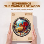 Whimsical Wooden Jigsaw Puzzle - Dragon¡¯s Treasure - pickApuzzle