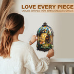Whimsical Wooden Jigsaw Puzzle - Lantern Fox - pickApuzzle