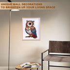 Whimsical Wooden Jigsaw Puzzle - Regal Owl - pickApuzzle
