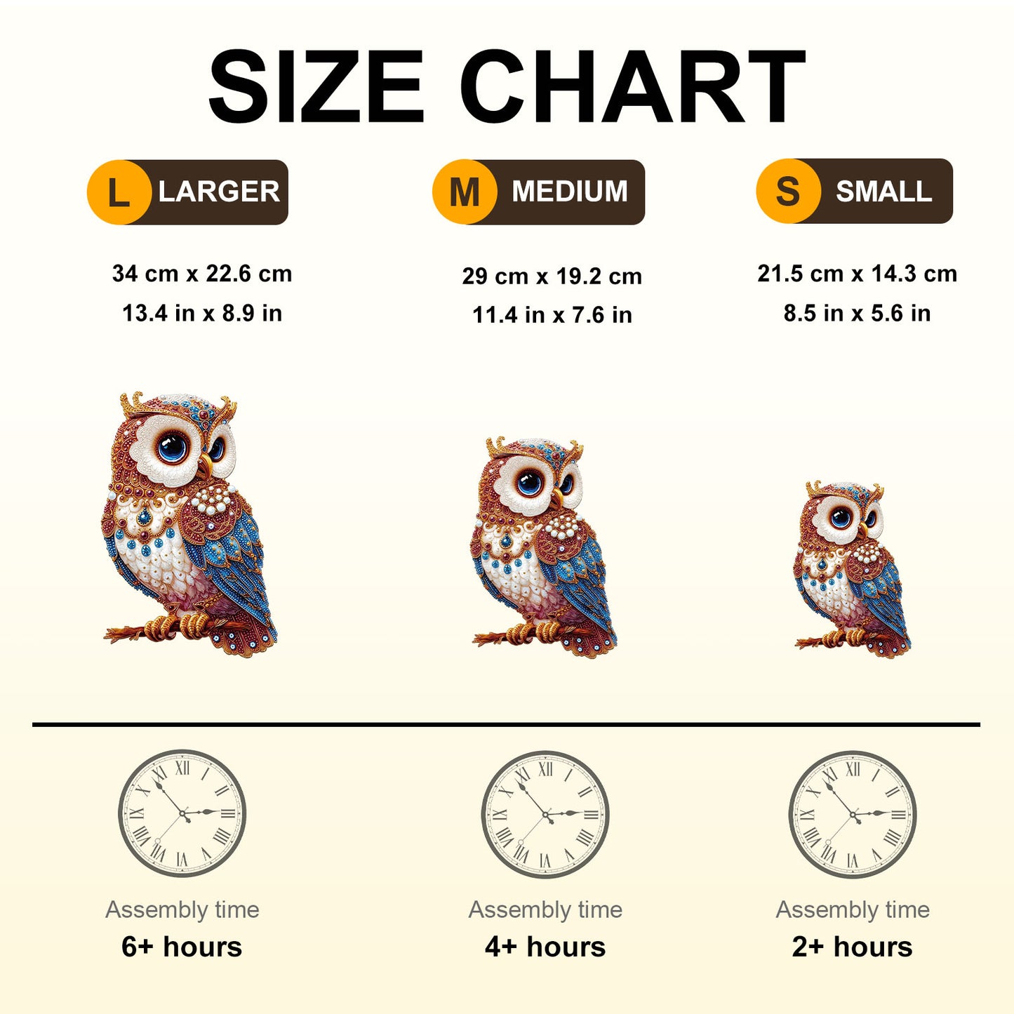 Whimsical Wooden Jigsaw Puzzle - Regal Owl - pickApuzzle