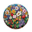 Whimsical Wooden Jigsaw Puzzle - Stained Glass Flowers - pickApuzzle