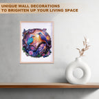Whimsical Wooden Jigsaw Puzzle - Twilight Plumage - pickApuzzle