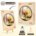 Whimsical Wooden Jigsaw Puzzle - Window Garden - pickApuzzle