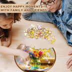 Whimsical Wooden Jigsaw Puzzle - Window Garden - pickApuzzle