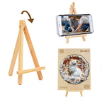 Whimsical Wooden Jigsaw Puzzle - 3D Cat - 3 - pickApuzzle