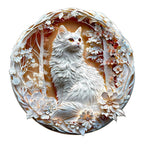 Whimsical Wooden Jigsaw Puzzle- 3D Cat-3