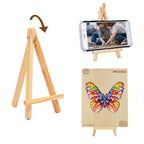 Whimsical Wooden Jigsaw Puzzle-3d colorful butterfly