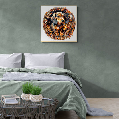 Engaging Wooden Jigsaw Puzzle - 3D dachshund - 2 - pickApuzzle