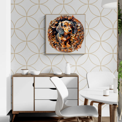 Engaging Wooden Jigsaw Puzzle - 3D dachshund - 2 - pickApuzzle