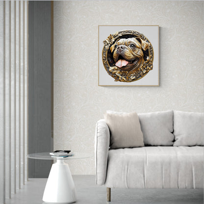 Whimsical Wooden Jigsaw Puzzle - 3D Metal French Bulldog - pickApuzzle