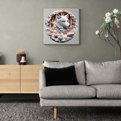 Whimsical Wooden Jigsaw Puzzle - 3D Wolf - 1 - pickApuzzle