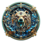 Whimsical Wooden Jigsaw Puzzle- Angry Bear