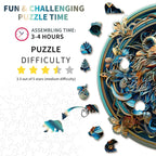 Whimsical Wooden Jigsaw Puzzle - Angry Bear - pickApuzzle