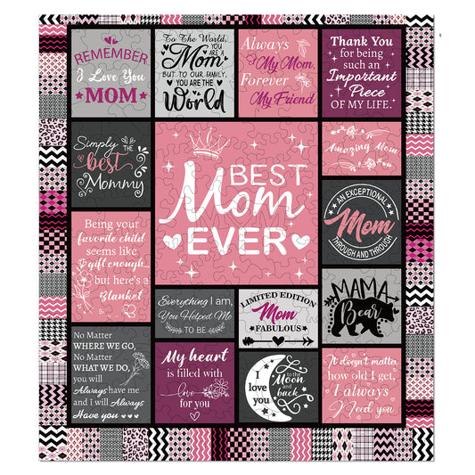 Engaging Wooden Jigsaw Puzzle- Best Mom