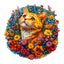 Whimsical Wooden Jigsaw Puzzle - Cat in Flowers - pickApuzzle