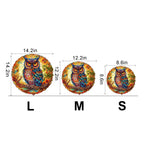 Whimsical Wooden Jigsaw Puzzle- Charming Owl