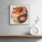 Whimsical Wooden Jigsaw Puzzle-Chinese Dragon 1