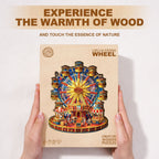 Whimsical Wooden Jigsaw Puzzle - Circus Ferris Wheel - pickApuzzle