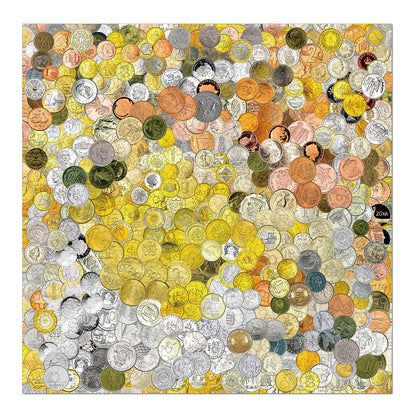 Wunderliches Holzpuzzle - Münzkunst
