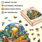 Casse-tête en bois fantaisiste - Serre de corail
