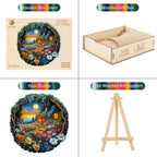 Puzzle en bois fantaisiste - Maison de la Mer Fleurie