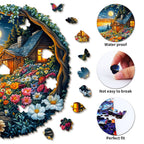 Puzzle en bois fantaisiste - Maison de la Mer Fleurie