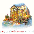 Puzzle en bois fantaisiste - Serre glaciaire