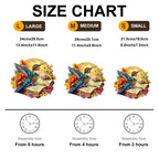 Whimsical Wooden Jigsaw Puzzle - Hummingbird on book - pickApuzzle