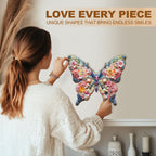 Whimsical Wooden Jigsaw Puzzle - Jewelry Butterfly - pickApuzzle