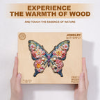 Whimsical Wooden Jigsaw Puzzle - Jewelry Butterfly - pickApuzzle