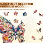 Whimsical Wooden Jigsaw Puzzle - Jewelry Butterfly - pickApuzzle
