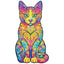Whimsical Wooden Jigsaw Puzzle- Lovely Cat
