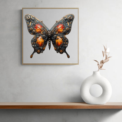 Skurriles Holzpuzzle – Mechanischer Schmetterling