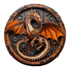 Whimsical Wooden Jigsaw Puzzle- mechanical dragon-1
